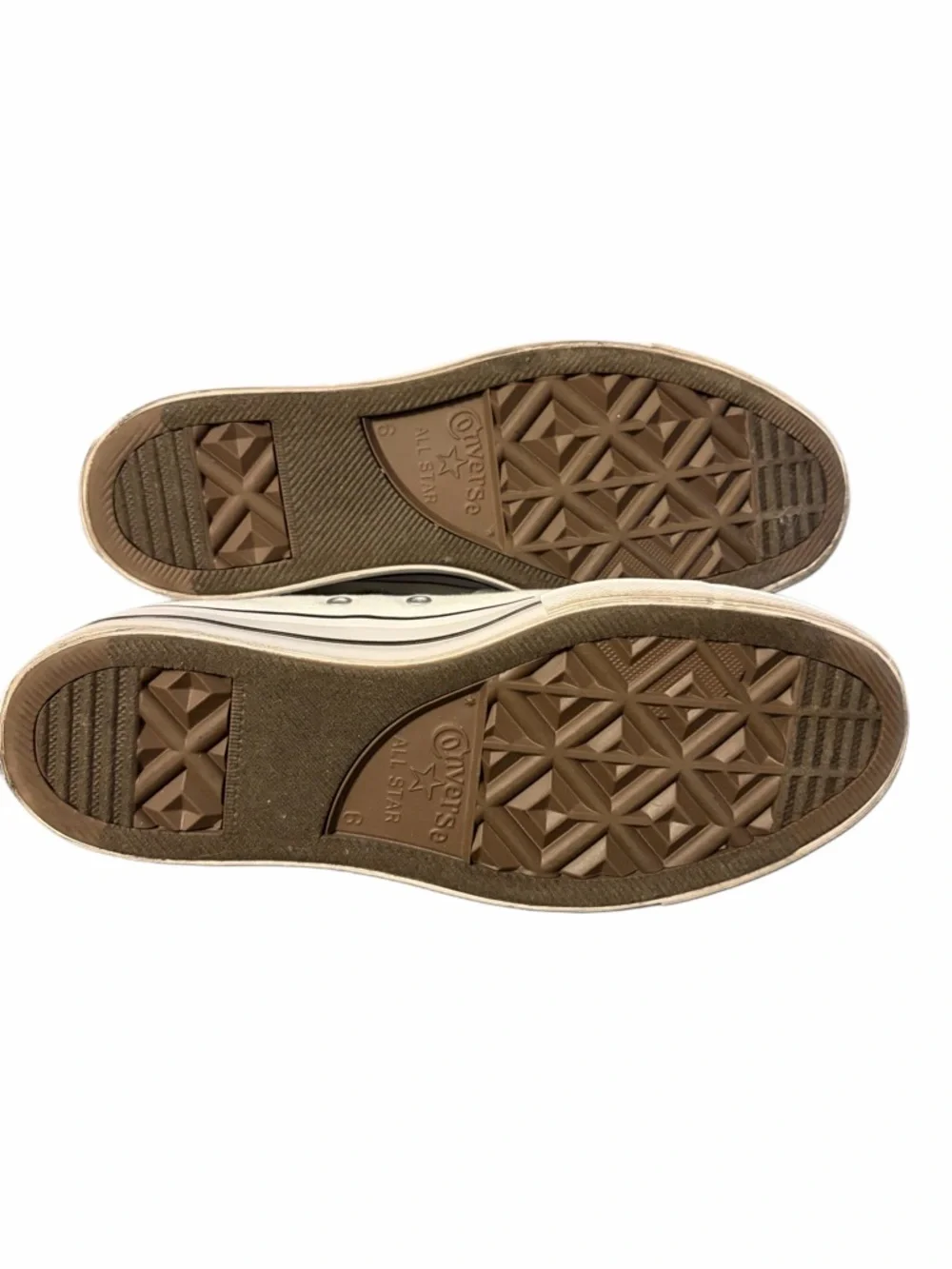 Converse Women's White/Black Low Top Platform Sneakers - Picture 7 of 8